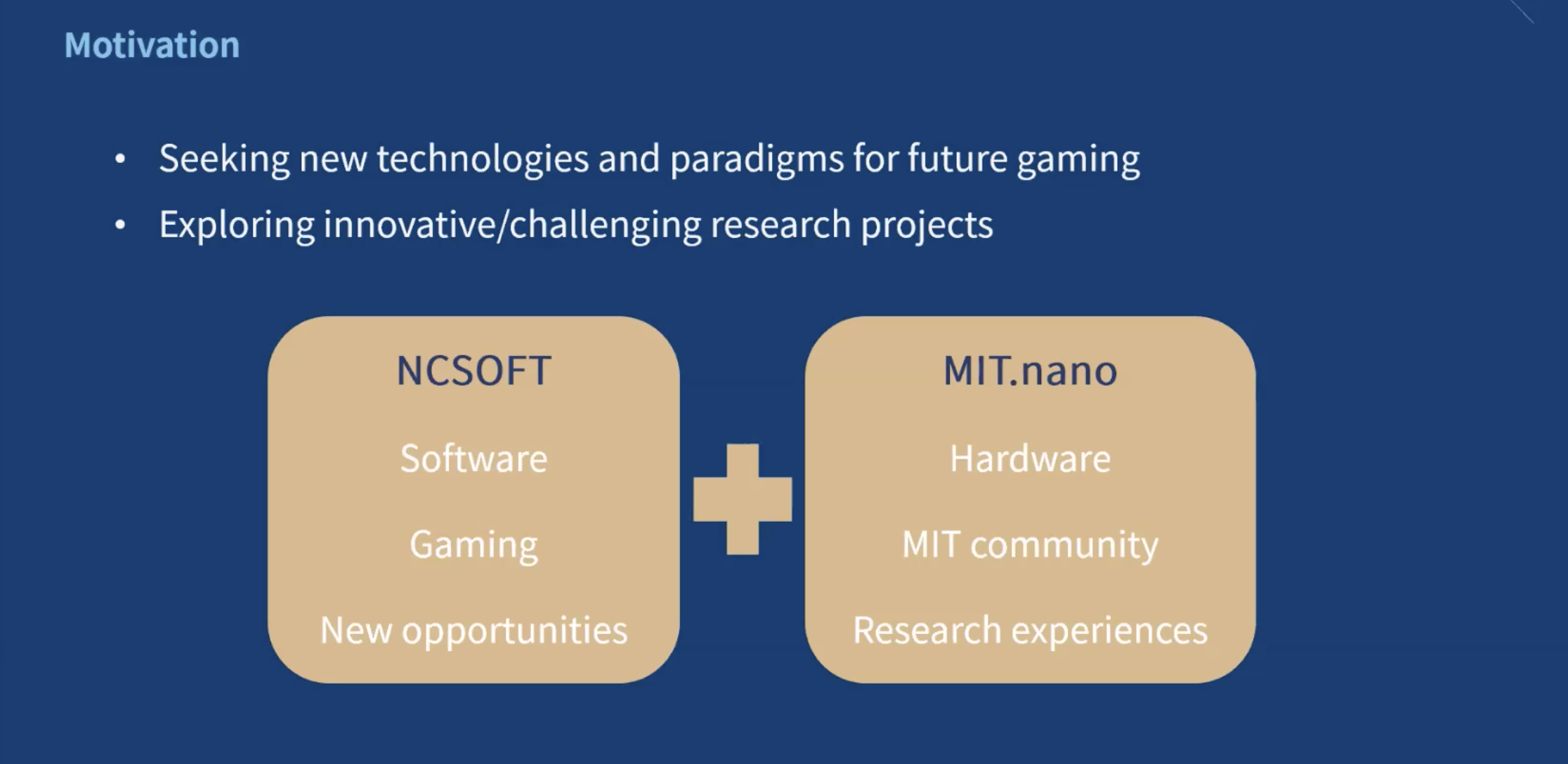 NCSOFT and MITnano